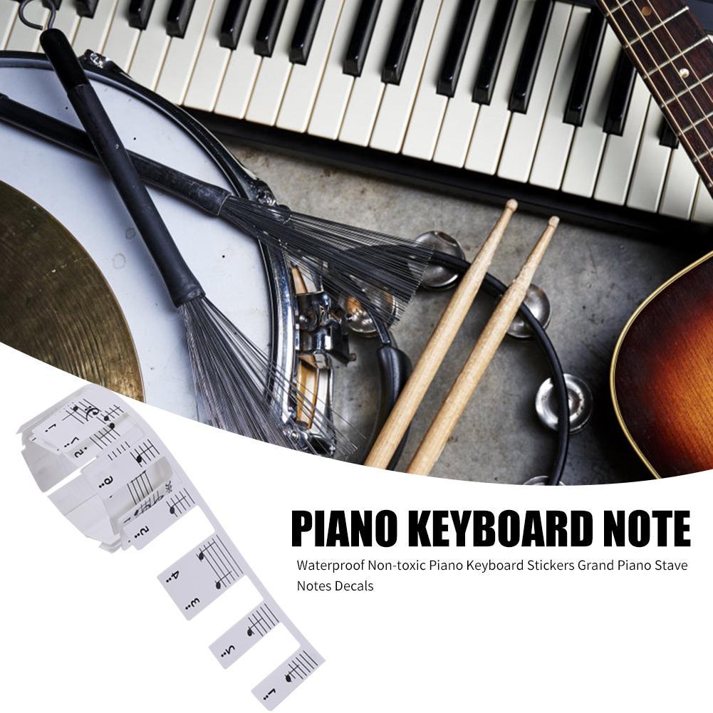 Vinyl Sticker Waterproof Decal Grand Piano