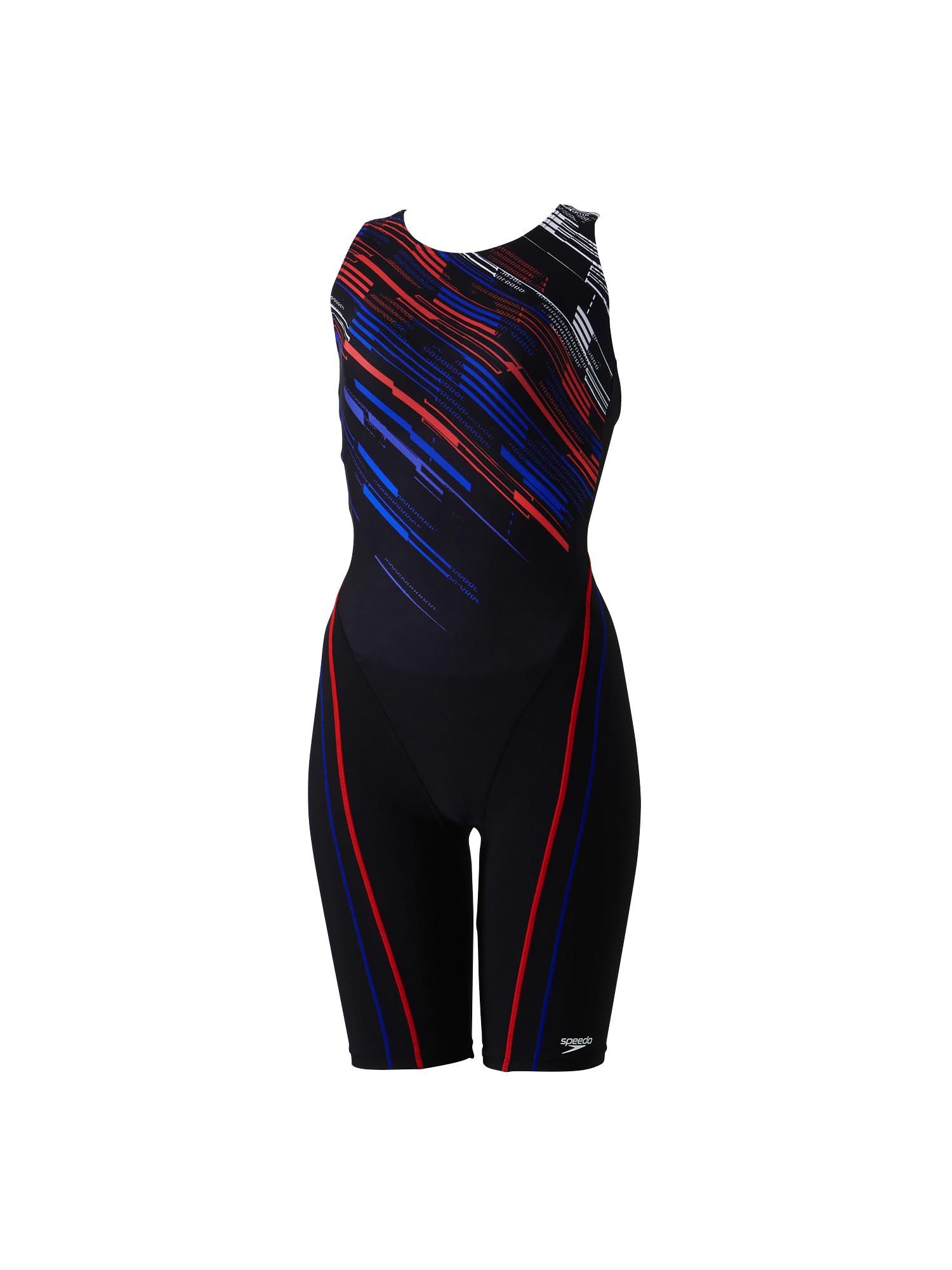 

Speedo Цифровой тренировочный гидрокостюм с открытыми коленями, размер O, SFW12402, красно-синий