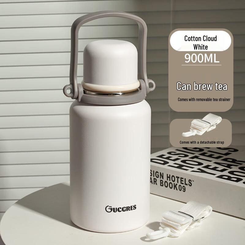 ZISIZ Portable Stainless Steel Insulated Thermos Bottle