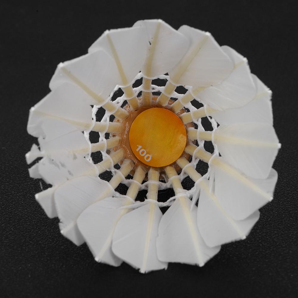 12pcs Badminton Balls Feather Badminton Shuttlecocks Indoor Outdoor Sports Accessory