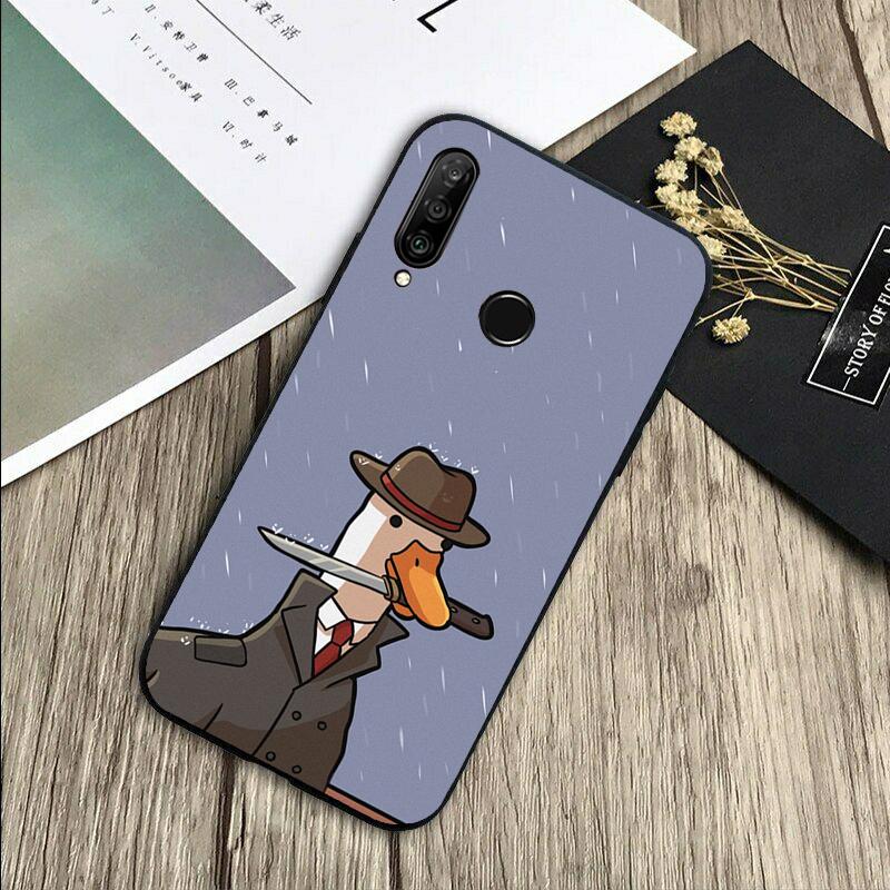Cartoon Cute Goose For Huawei Nova Y72 Y73 Y90 Y70 Y60 Y91 Y61 12s 12i 11i 8i 9 10 SE P40 Lite P60 P30 Pro Case