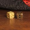 Retro Brass Dice – Creative Bronze Design for Nightclubs and Bars