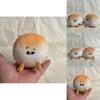 Cute Ins Style Mini Bun Plush Keychain Soft And Squishy Backpack Accessory For Kids