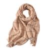 Imitation Cashmere Plaid Scarf Exquisite in New Style High End Korean Style Versatile Winter Neck Warmer Scarf