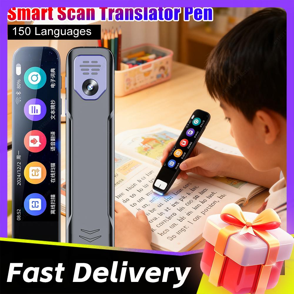 Translation Pen Real Time Intelligent Text Scanning Point Reading Learning Smart Voice Translator Device for Travel Learning
