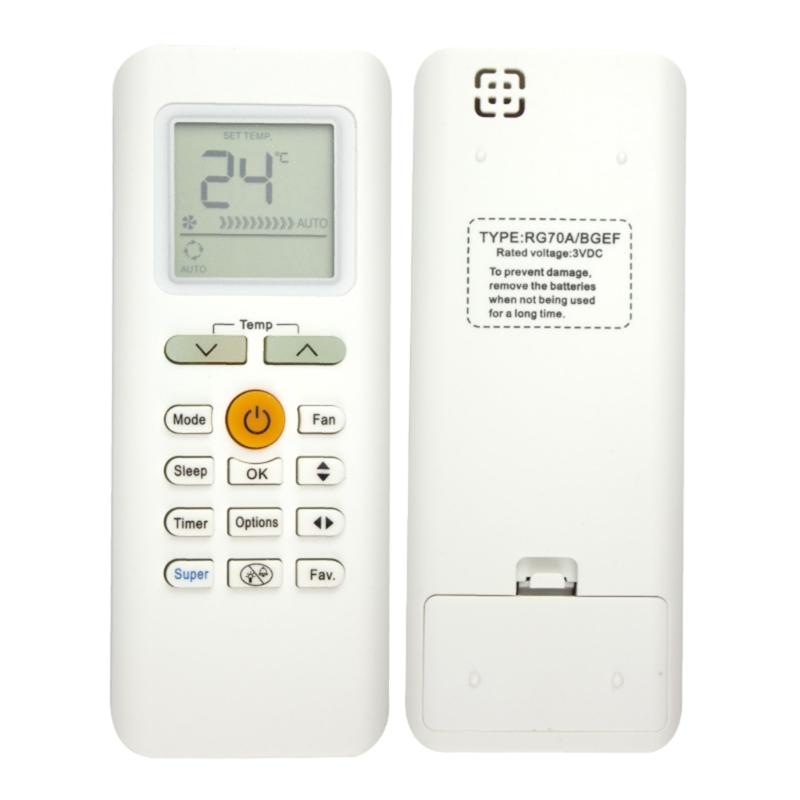 Air Conditioner Remote Control Large Screen Conditioning Controller Simple Operation Lightweight Suitable for RG70A
