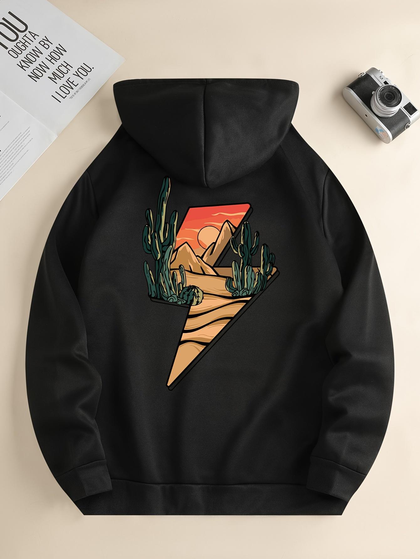 

Men s Hoodie - Drawstring Hood with Kangaroo Pocket - Lightweight Fall Outdoor Wear - Machine Washable Street Style Top 3XL