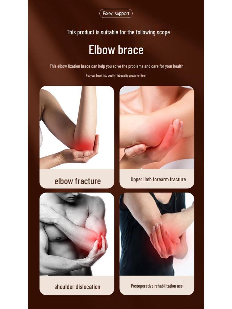 Adjustable Upper Limb Brace for Elbow Support and Rehabilitation