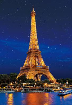 [Made In Japan] Beverly 1000-Piece Jigsaw Puzzle: Starry Eiffel Tower (49 X 72 Cm) 31-534