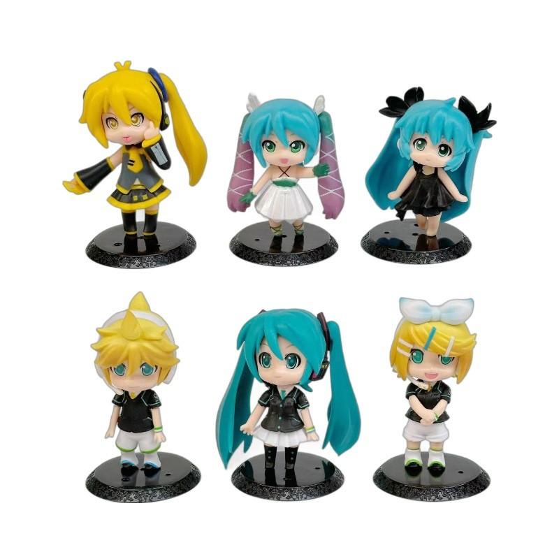 Miku Toy Hatsune Model Set Interior Decor With Sleep Position For Display Gift
