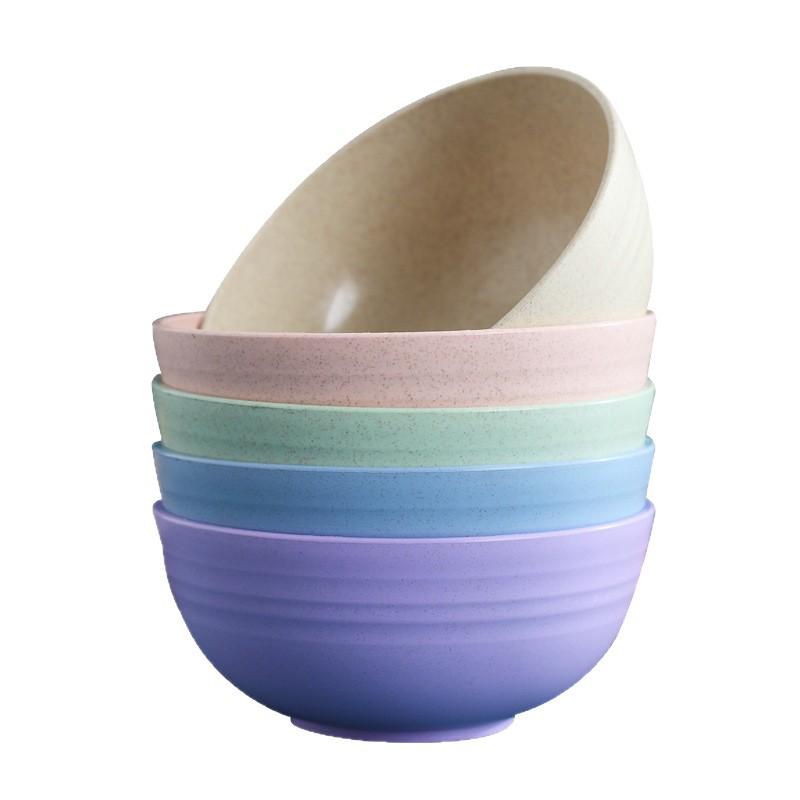 Nordic Wheat Straw Bowl - Versatile for Home, Cereal, Instant Noodles, or Office Meals. Creative Gift Idea. Large Size.