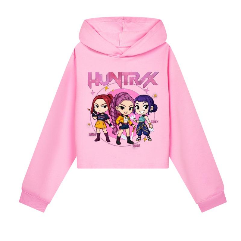 Kpop Demon Hunters Witch Print Cute Soft Winter Fashionable Comfortable Warm Children's Hoodie