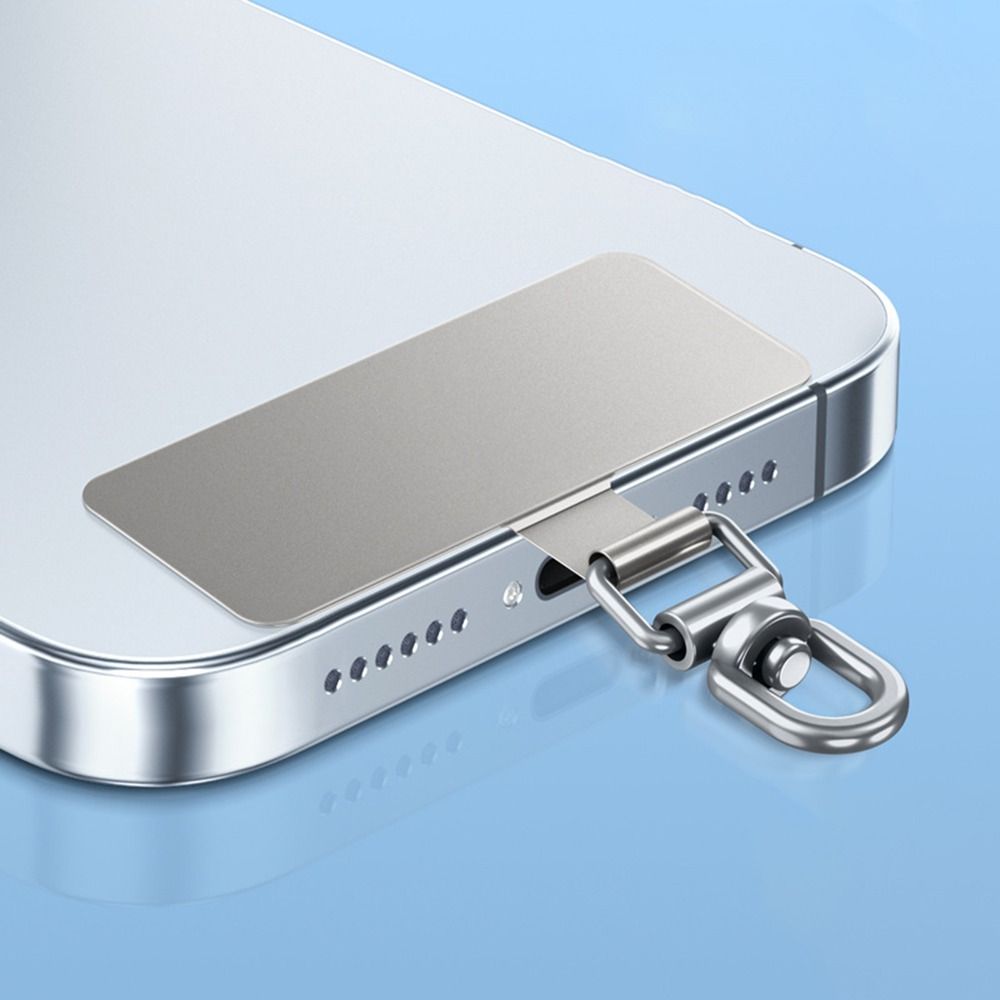 Stainless Steel Phone Case Hanging Rope 360° Rotatable Strap Fixed Gasket  for Mobile Phone