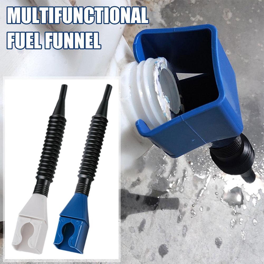 Portable Flexible Snap Funnel Multi-Function For Motorcycle Gasoline Hose Filling Fuel Tool Fun V5A5