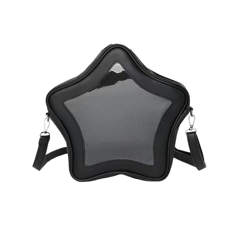 

Оригинальная милая кавайная ита-сумка аниме пятиконечная звезда двухмерная сумка через плечо уличная ульцзанг сумка на плечо чёрный