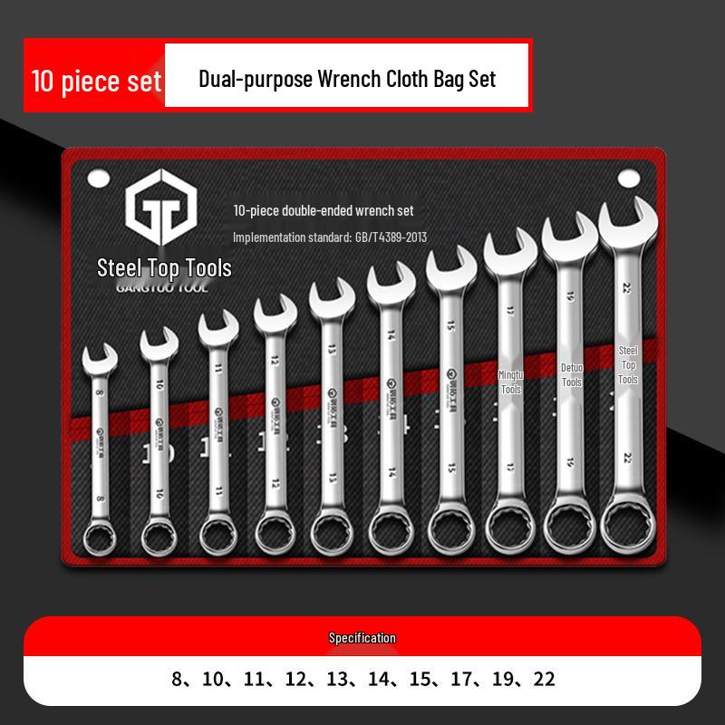 Metryczny zestaw kluczy do nakrętek złącznych podwójnie zakończonych (8-50mm) do naprawy samochodów