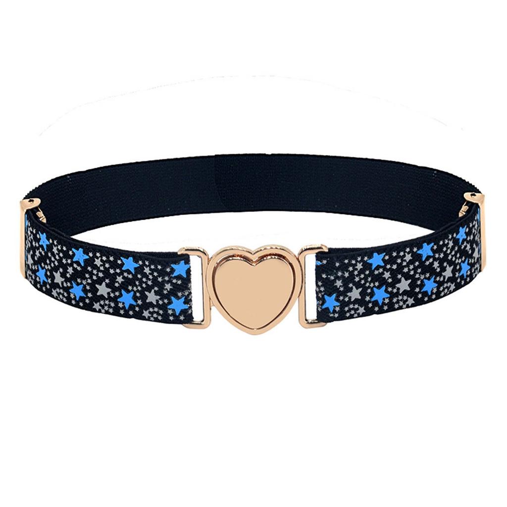Children's Belt, Girls' Decoration, Skirt, Elastic, Men And Women, Adjustable Elastic Leisure Youth Belt EMA
