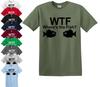 WTF Where's The Fish T-Shirt Funny Fishing T-Shirt Fun Party Gift Crap Present