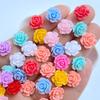 50Pcs New Cute Mini 10mm Mixed Rose Resin Nail Parts Accessories Kawaii DIY Nail Art Decoration