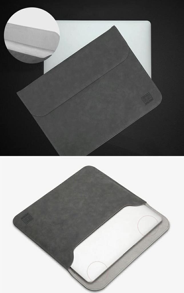 Surface Laptop Go Leather PU Stylish Tablet Case (12.4-inch) Case/Cover, Pouch/Bag Sleeve, High-Quality Leather, (Blue)