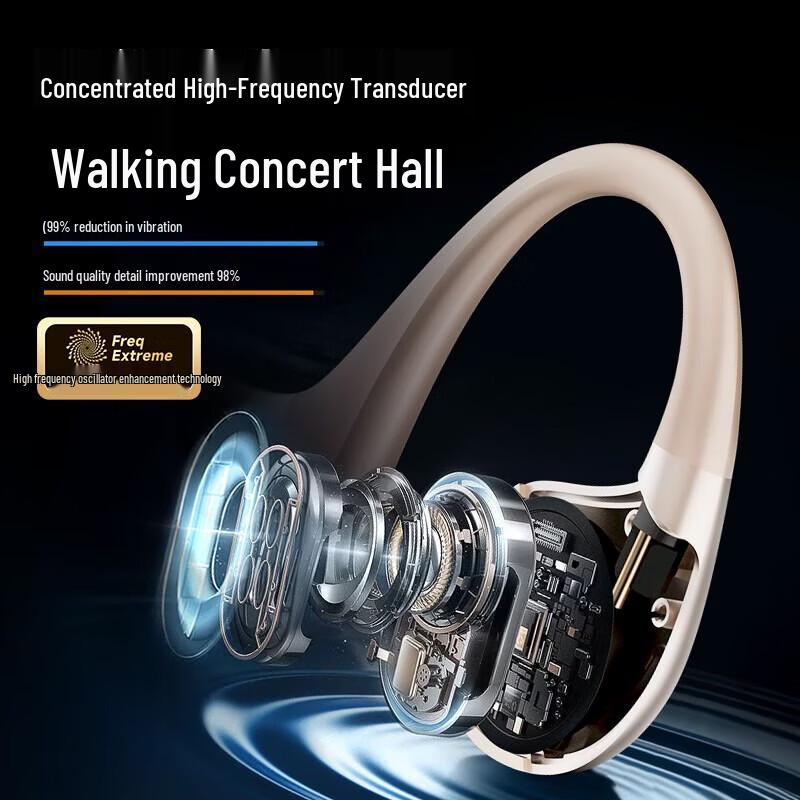 Philips TAQ4320 Neckband Open-Ear Bone Conduction Concept Earphones