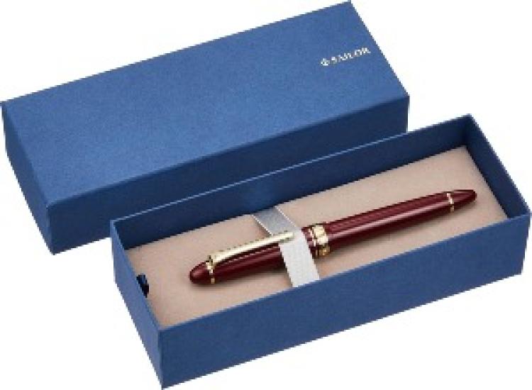 Sailor Profit Casual Fountain Pen Gold Trim Red Zoom (Z) Nib 11-0570-730
