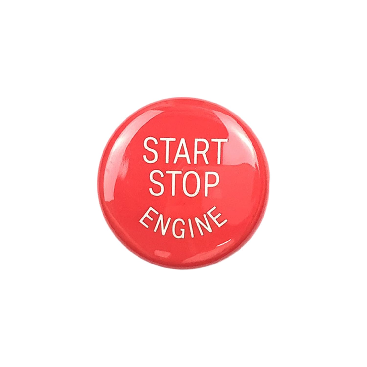 

Archnote Engine Start Switch Button Cover Universal BMW With Idle Stop Car Ignition Slant Custom Red Red красный
