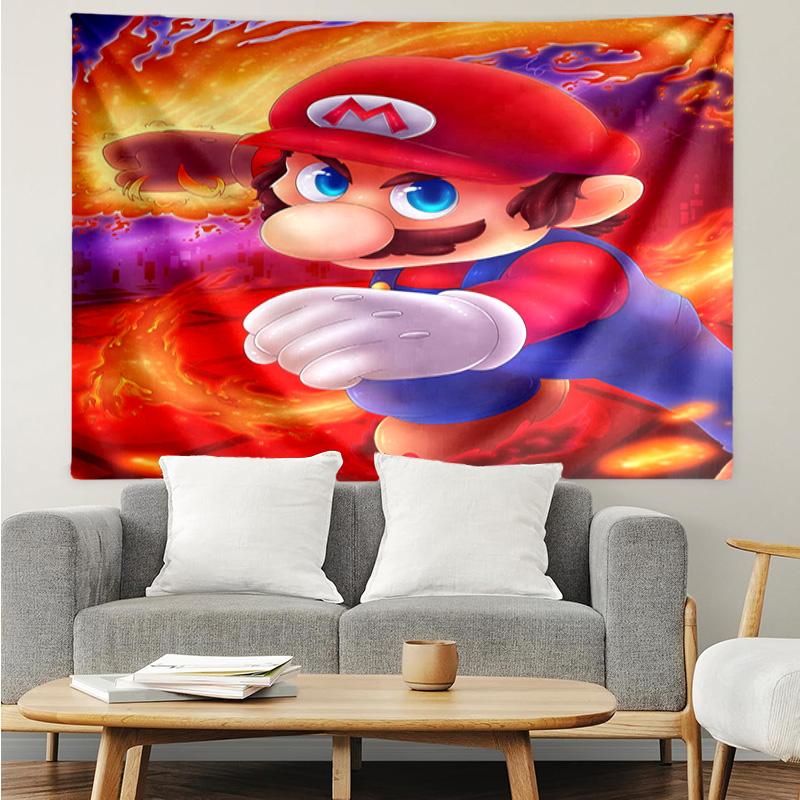 1PC Super Bros. Adventure K-pop music group Tapestry Accessories for Bedroom,Livingroom, dormitory Room Wall Decor Fan Birthday Gifts