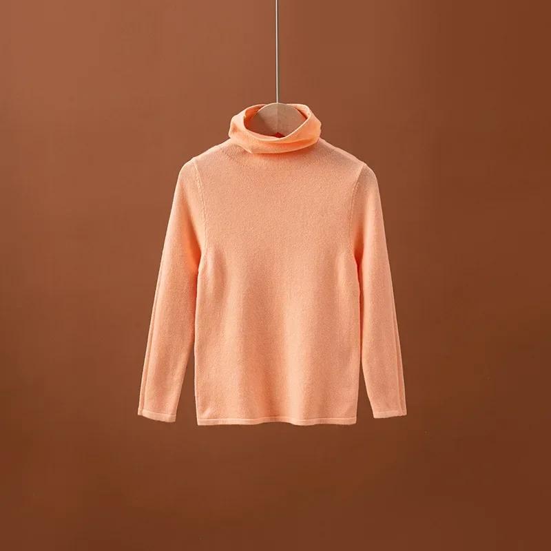 Knitwear for Kids Half-high Neck Autumn Winter Undershirt 2024 Boys Girls Undershirt Inside Long Sleeve Children Tops Clothes