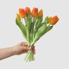 Artificial Tulip Flower 12" Real Touch Long Stem Fake Tulip Flower for Spring Easter