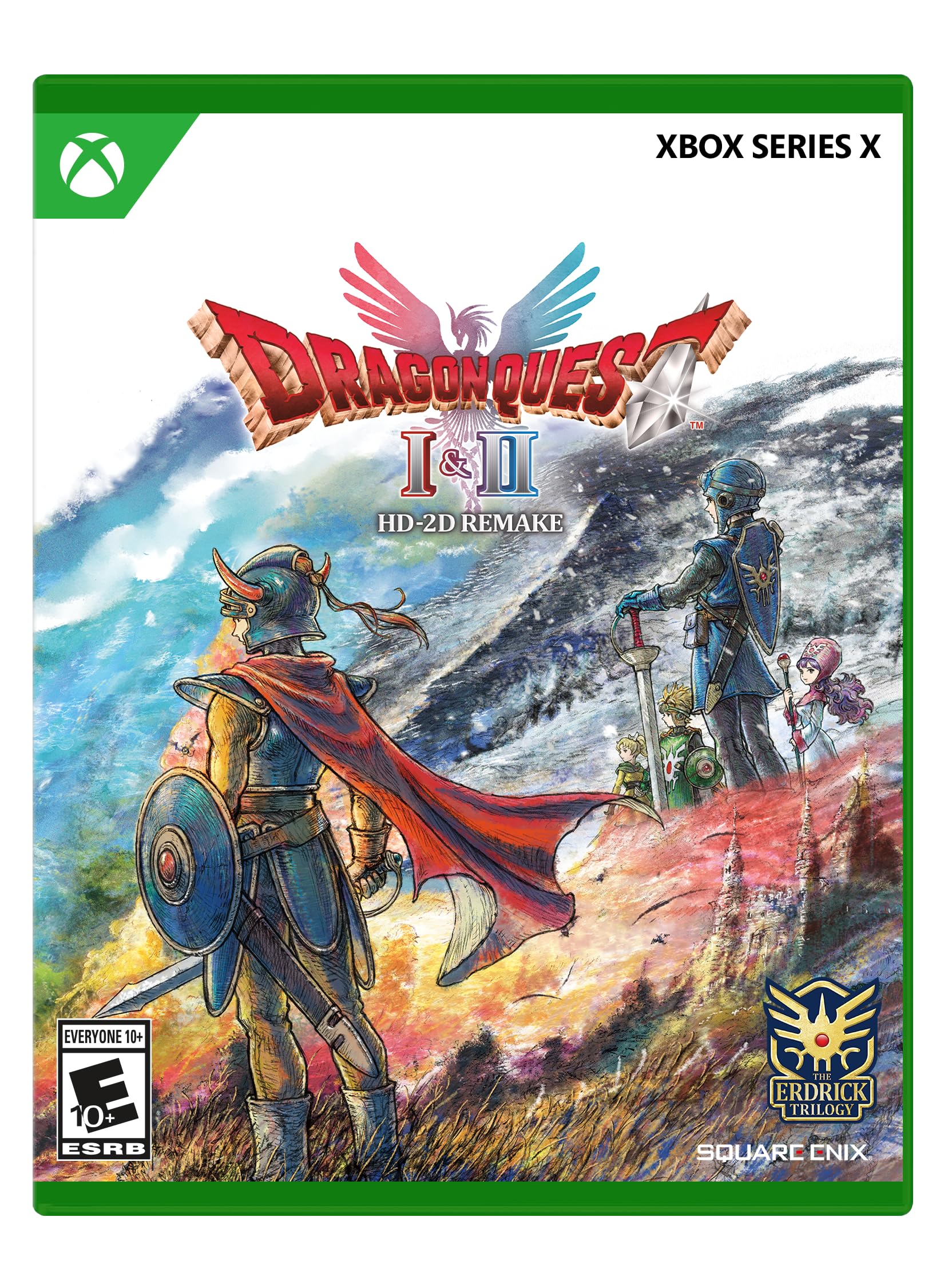 

Dragon Quest I II Remake North Xbox Series X & HD-2D (Import America) - зелёный