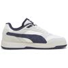 Puma Doublecourt Leather Low Top Sneakers Unisex Sneakers White Navy-Blue 393283-03