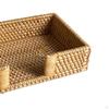Handcrafted Flat Napkin Holder Basket Wicker Unique Rattan