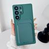 Card Bag Wallet Case for Samsung Galaxy S26 Ultra S24 23 22 S25 Ultra Plus S24FE NOTE10 Ultra Thin Shockproof Soft Cover