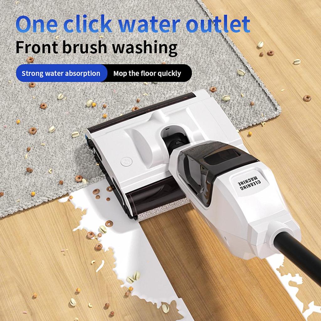 Οικιακός Ασύρματος Πλυντήριο Ρούχων Χειρός Σκούπισμα Σφουγγάρισμα Πλύσιμο Ενσωματωμένο Καθαριστικό Ηλεκτρική Σφουγγαρίστρα Ηλεκτρική Σκούπα
