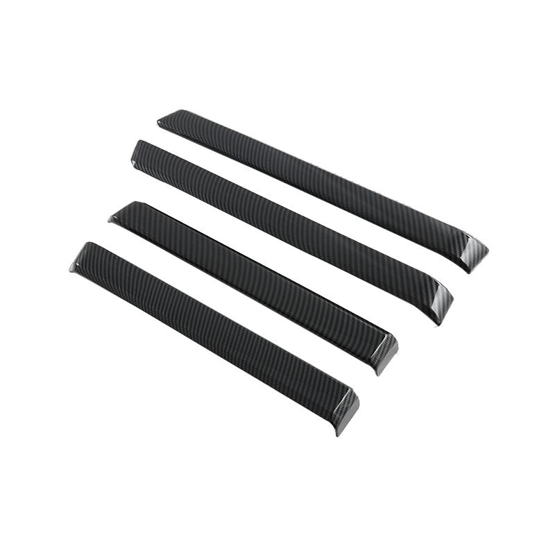 Car Interior Door Decoration Panel Stickers For Toyota Tacoma 2025+ ABS Material Carbon Look Interior Upgrade Car Accessories