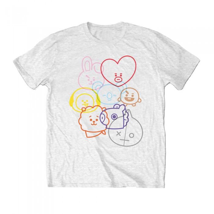 BT21 Unisex Adult Faces T-Shirt