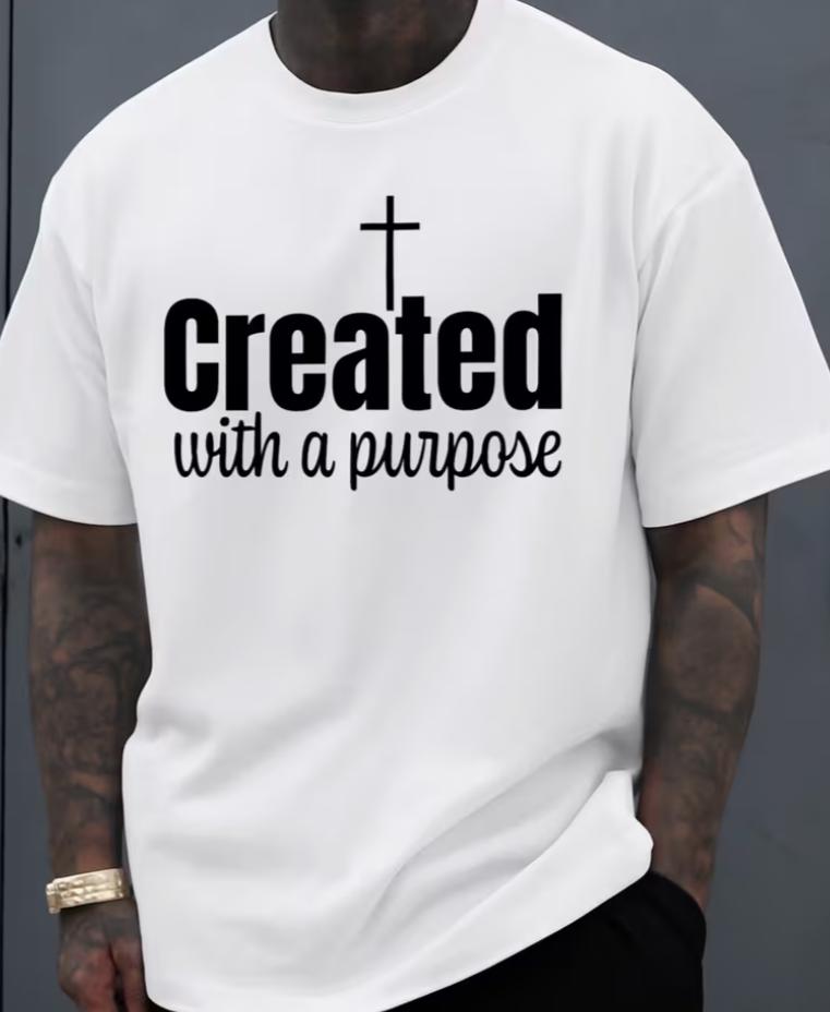 Unisexs Graphic Tshirt White Crew Neck Regular Fit Slight Stretch Fabric With Purpose Print Fashionable And Trendy Wear By Cloth