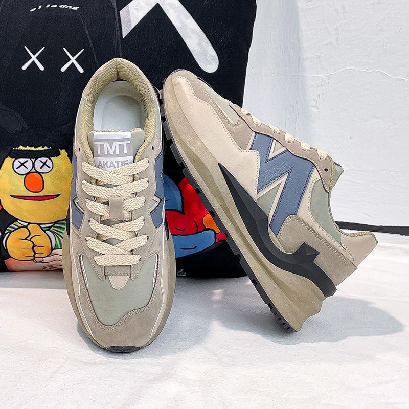 Chaussures papa femmes printemps nouveau n-word à semelles épaisses tout-match Forrest Gump chaussures chaussures de sport décontractées