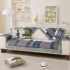 All-Cotton Sewing Sofa Cushion Fabric Cushion Four Seasons Universal Non-Slip Leather Sofa Towel Mediterranean Three-Person