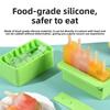 DIY Ice Cream Maker 2IN1 Press-Type Ice Maker Durable Silicone Ice Cube Tray  Ice Cream
