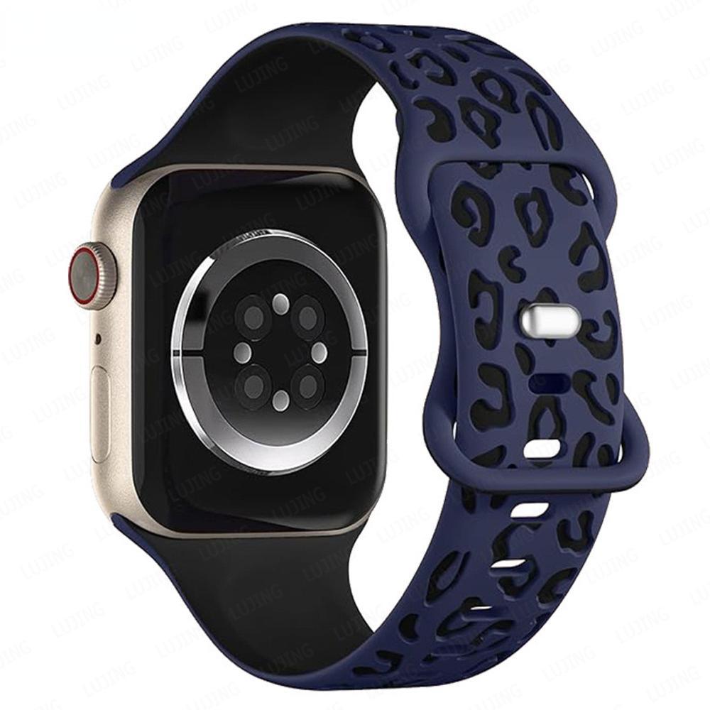 Strap For Apple Watch Band 45/44/42/41/40/49/40 Mm Engraved Correa Bracelet Iwatch Series Ultra 2 9 7 Se 3 6 8 5 4