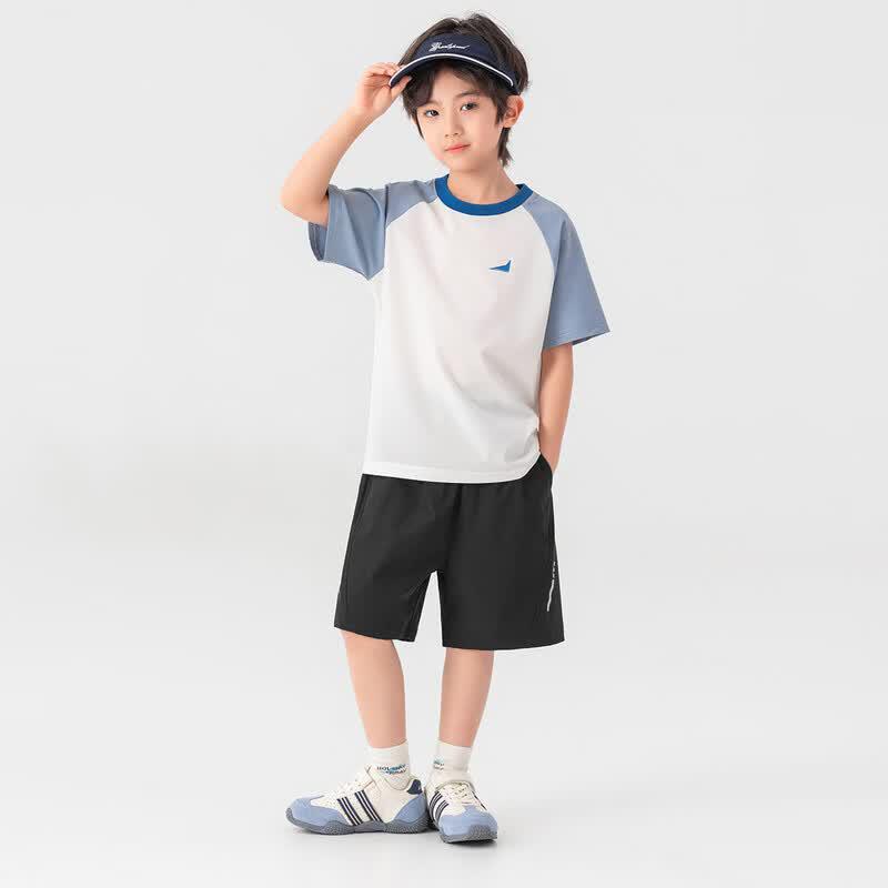 Boys' Reflective Print Breathable Sports Shorts