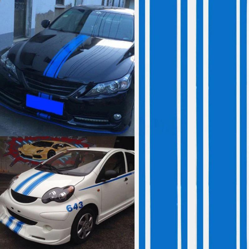 Racing Stripes Modified Car Hood & Body Stickers