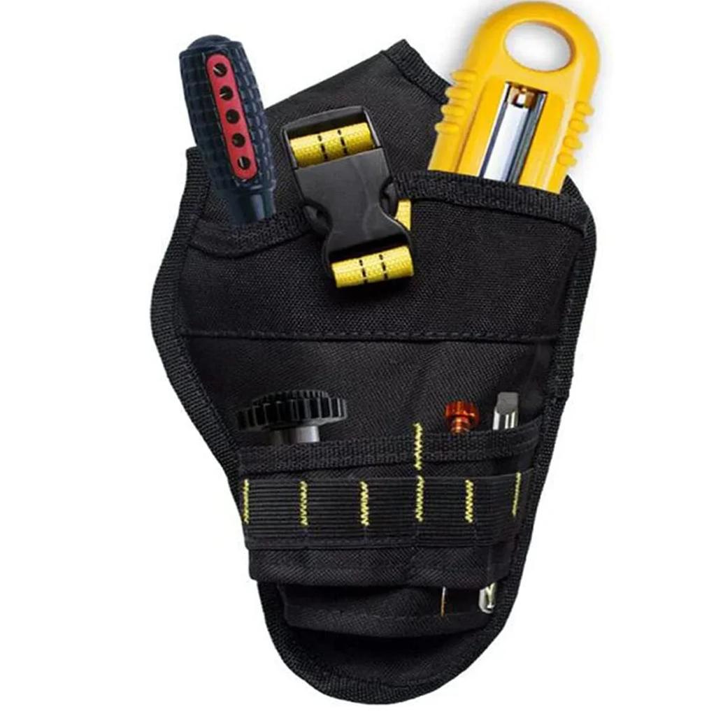 Power Tool Holster Cordless Drill Holster/Single Hook with Metal Clip for Easy Attachment Store and Organize Tool Kits