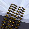 Gold Cat Eye Detachable Electroplated Short Square Nails - Premium Finish