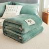 Plush Double-Sided Coral Fleece Blanket for Single Student Dormitory
