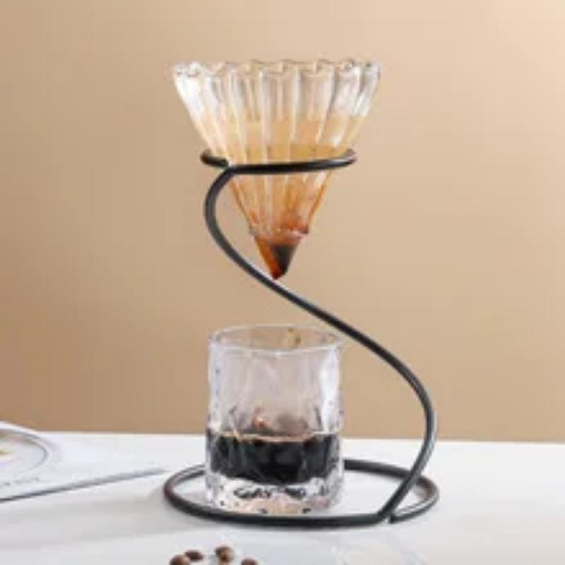 2 Pc Coffee Metal Filter Frame Holder Reusable Coffee Dripper Stand Kitchen Coffeeware Coffee Filters