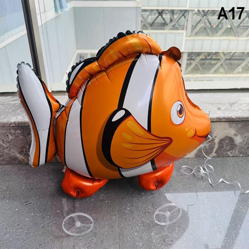 HUAHUA4D Alphabet Foil Balloon Elephant Design with Wheels for Kids' Parties and Baby ShowersHUAHUA