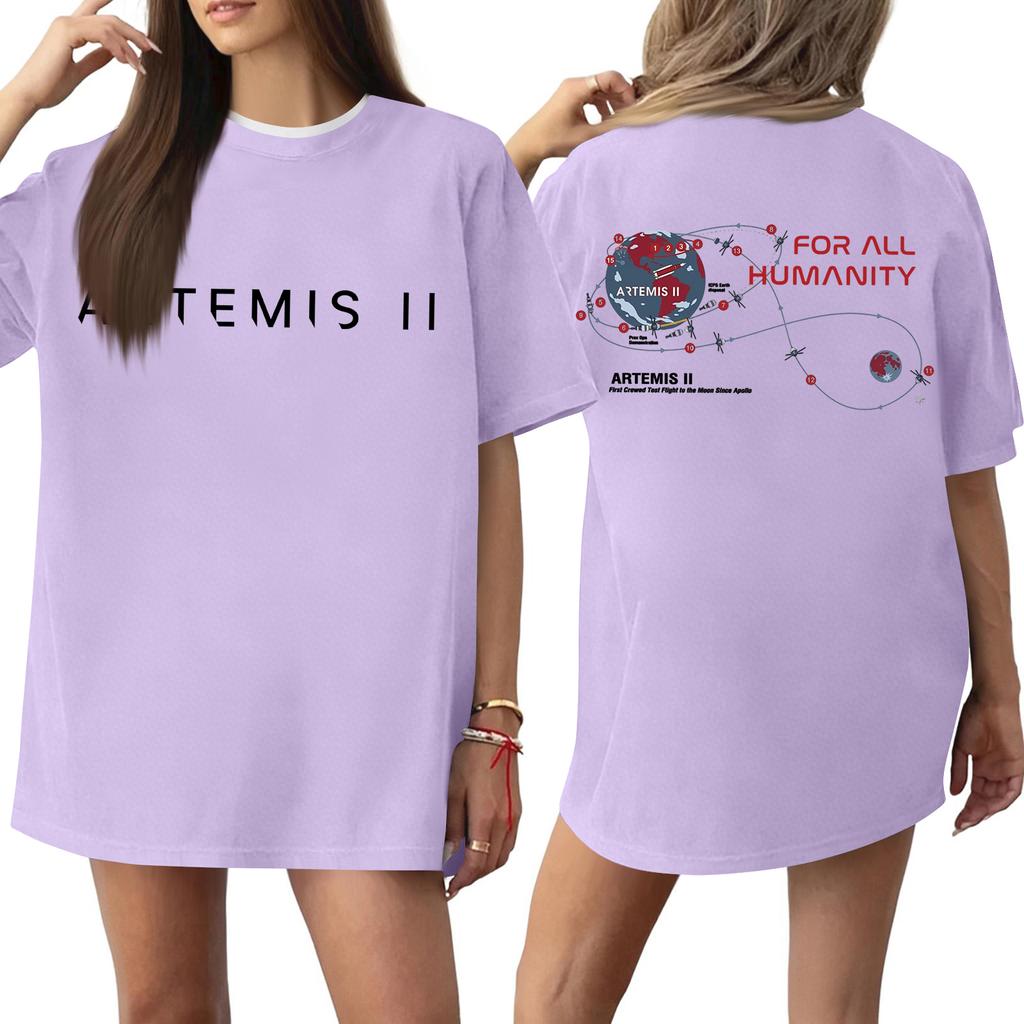 Women's Casual Printed T-Shirt Round Neck Pullover Short Sleeve Top